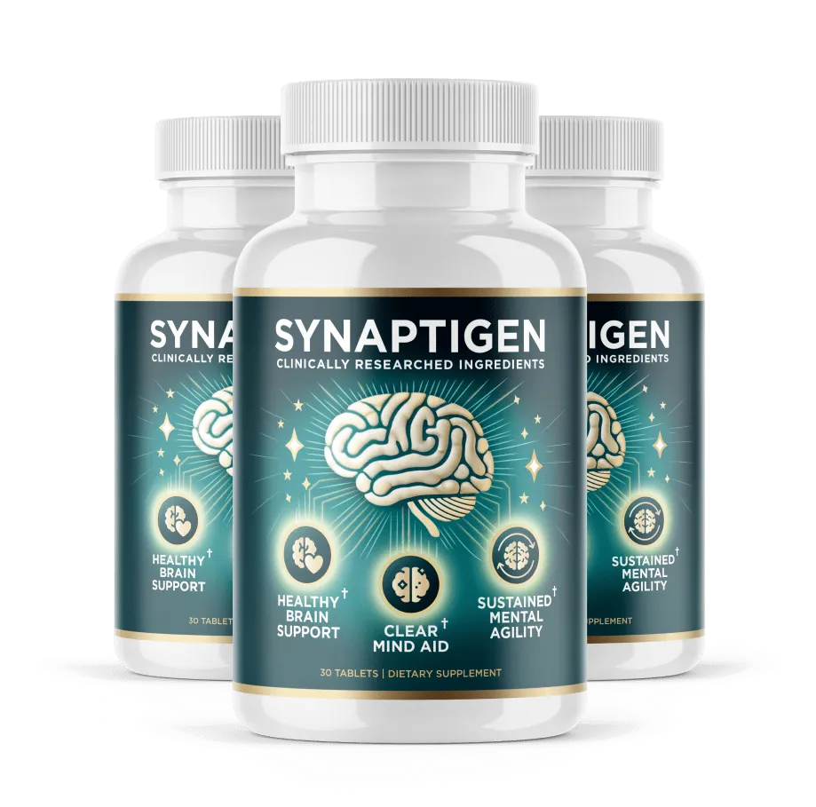 Three-bottle Synaptigen package